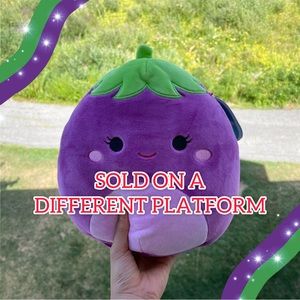 Glena The Eggplant- Squishmallow 8”